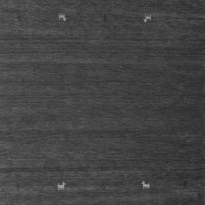 Serging Thickness of Machine Washable Abstract Gray Contemporary Rug, wshcon903gry