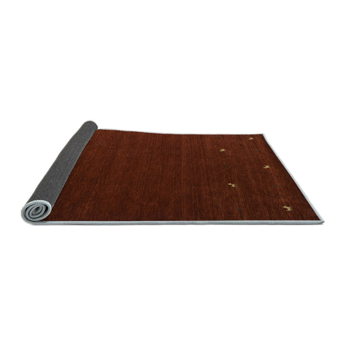 Sideview of Abstract Light Blue Contemporary Rug, con903lblu