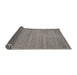 Thickness of Contemporary Army Brown Modern Rug, con904