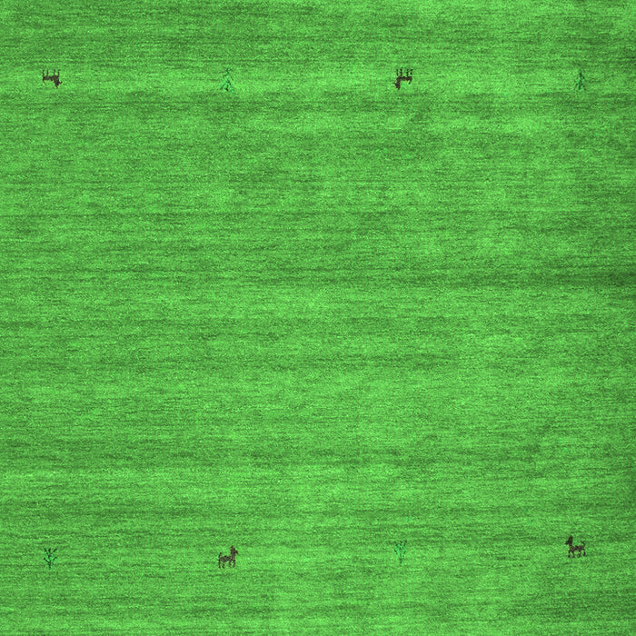 Abstract Green Contemporary Rug, con904grn