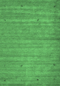 Abstract Emerald Green Contemporary Rug, con904emgrn