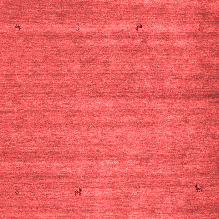 Machine Washable Abstract Red Contemporary Rug, wshcon904red