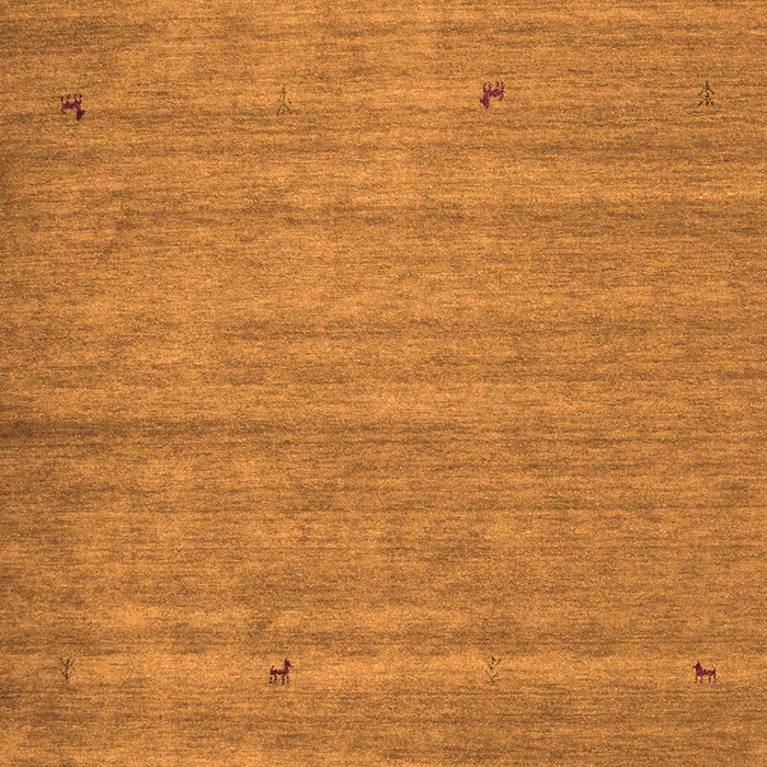 Abstract Orange Contemporary Rug, con904org