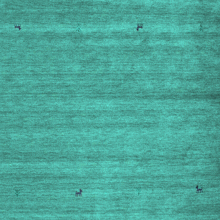 Machine Washable Abstract Turquoise Contemporary Area Rugs, wshcon904turq