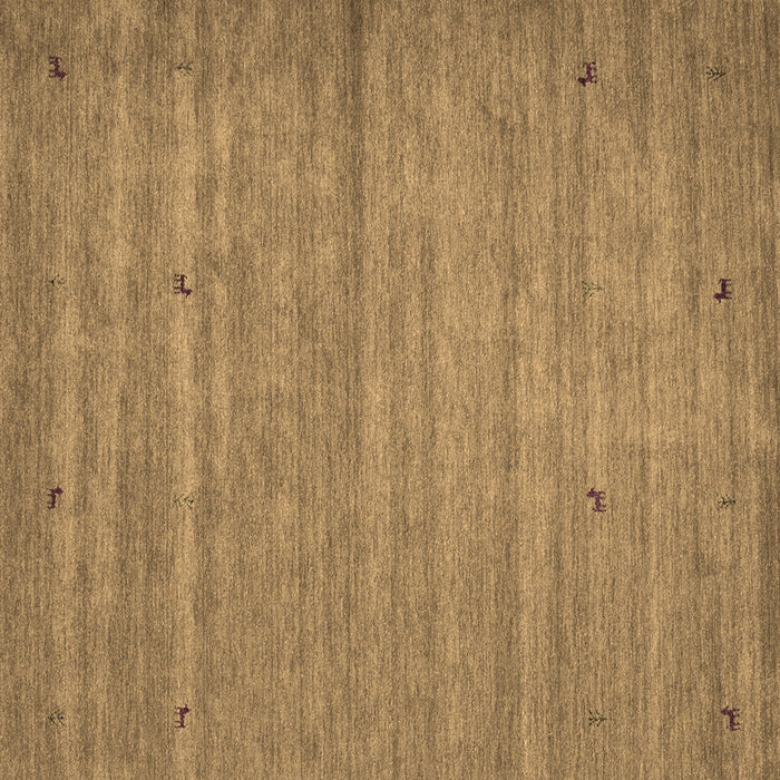 Square Machine Washable Abstract Brown Contemporary Rug, wshcon904brn