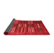 Abstract Red Contemporary Area Rugs