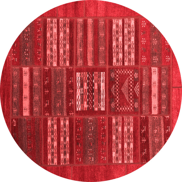 Abstract Red Contemporary Rug, con905red