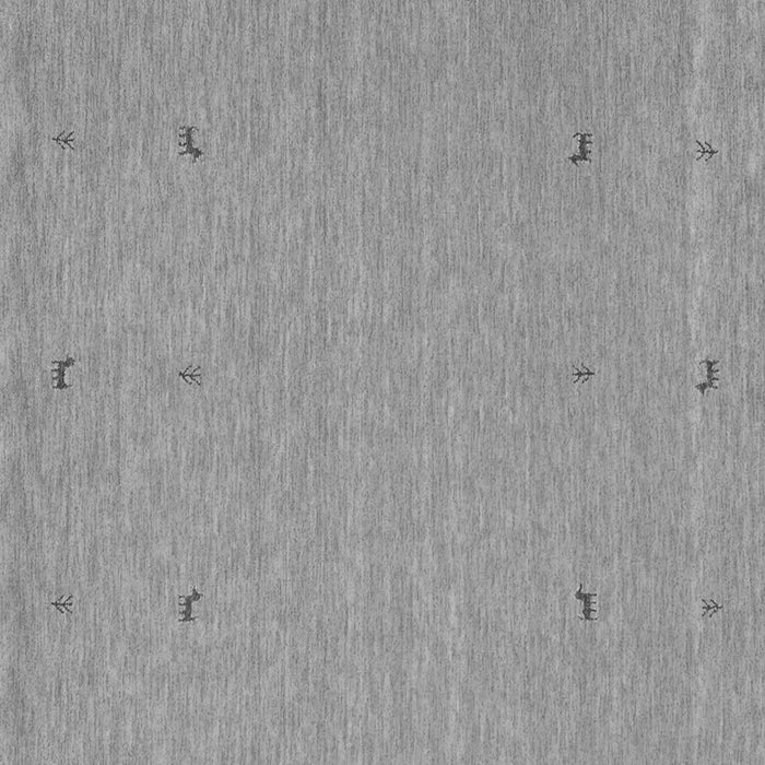 Serging Thickness of Machine Washable Abstract Gray Contemporary Rug, wshcon906gry