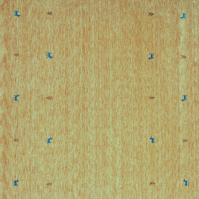 Square Machine Washable Abstract Light Blue Contemporary Rug, wshcon906lblu