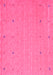 Machine Washable Abstract Pink Contemporary Rug, wshcon906pnk