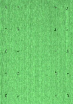 Abstract Emerald Green Contemporary Rug, con906emgrn