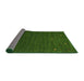 Thickness of Contemporary Shamrock Green Modern Rug, con907