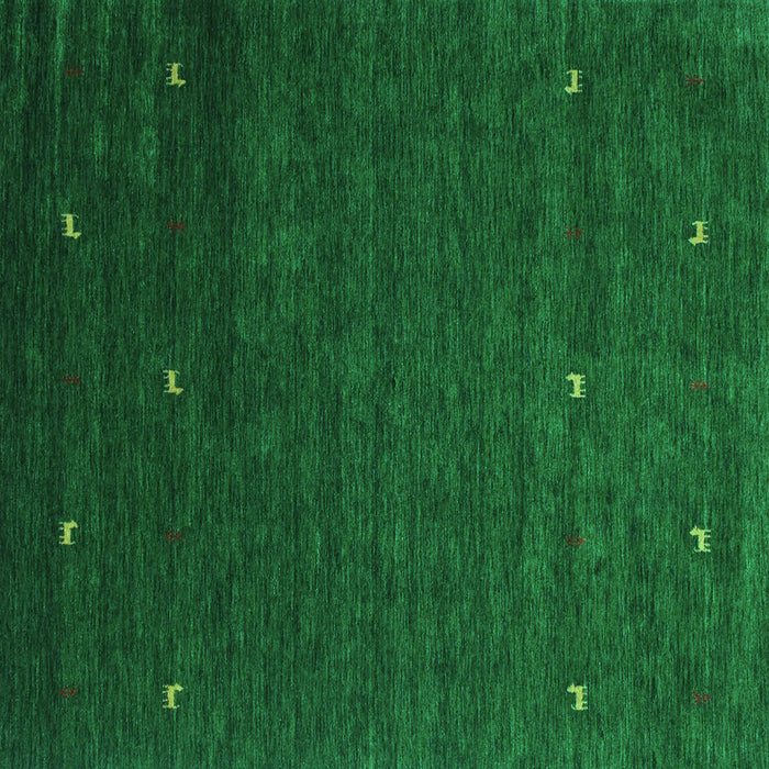 Square Abstract Turquoise Contemporary Rug, con907turq