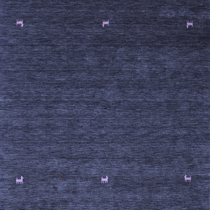 Abstract Blue Contemporary Rug, con907blu