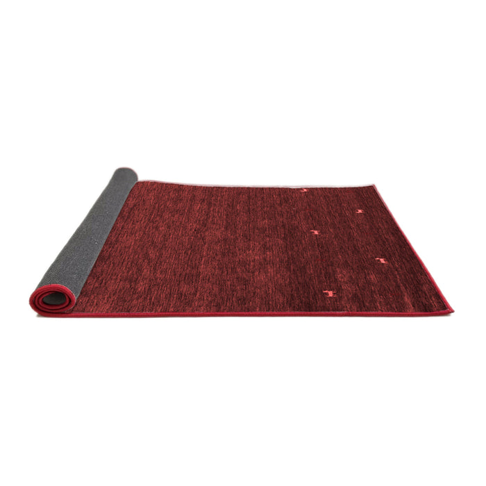 Abstract Red Contemporary Area Rugs