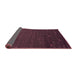 Sideview of Abstract Pink Contemporary Rug, con907pnk