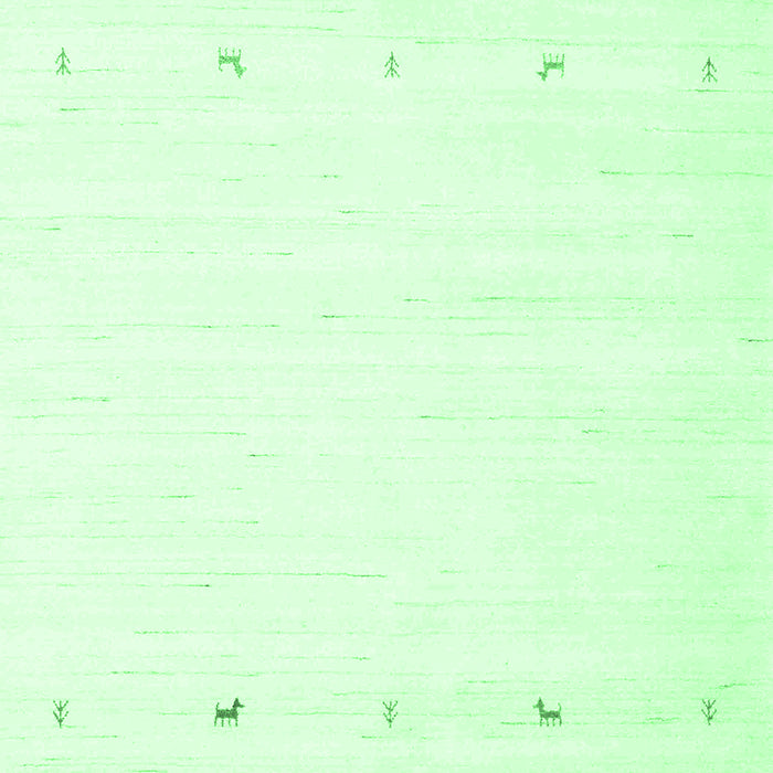 Solid Emerald Green Modern Rug, con908emgrn