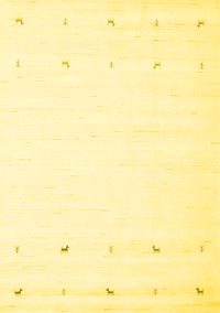 Solid Yellow Modern Rug, con908yw