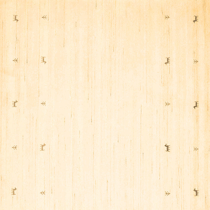 Square Solid Brown Modern Rug, con908brn