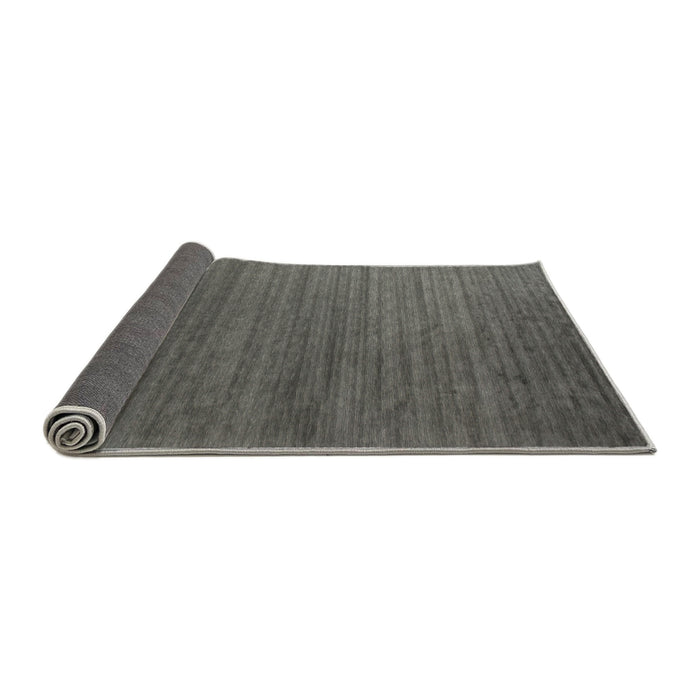 Thickness of Contemporary Gray Modern Rug, con909