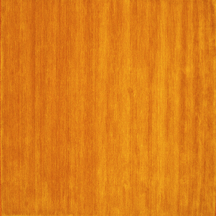 Square Machine Washable Abstract Yellow Contemporary Rug, wshcon90yw