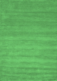 Abstract Emerald Green Contemporary Rug, con90emgrn