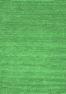 Abstract Emerald Green Contemporary Rug, con90emgrn