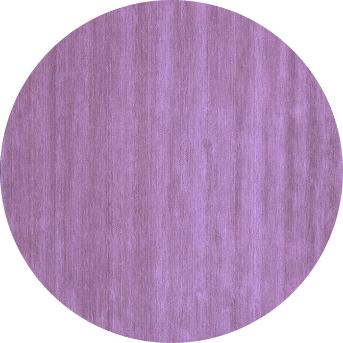 Round Machine Washable Abstract Blue Contemporary Rug, wshcon90blu