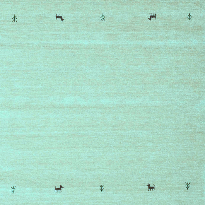 Machine Washable Solid Light Blue Modern Rug, wshcon910lblu