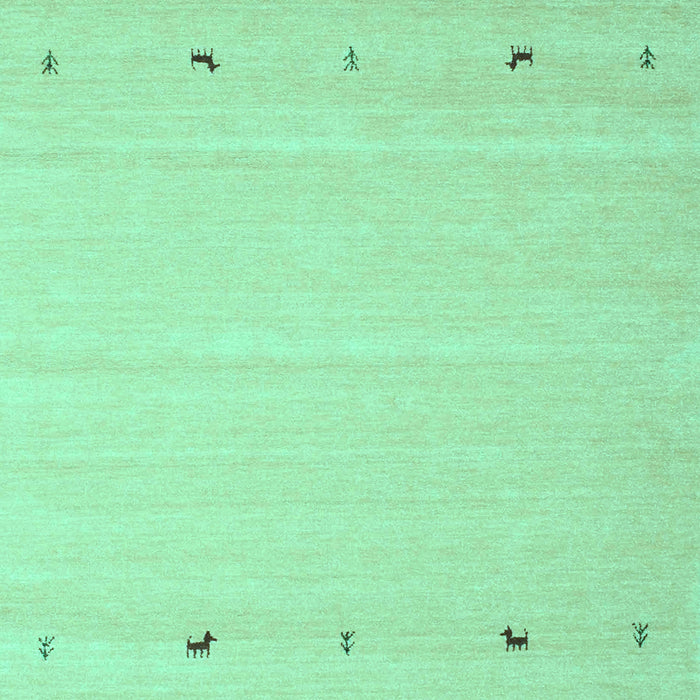 Machine Washable Solid Turquoise Modern Area Rugs, wshcon910turq