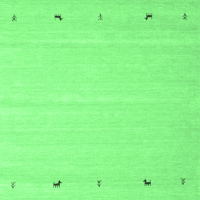 Machine Washable Solid Emerald Green Modern Area Rugs, wshcon910emgrn