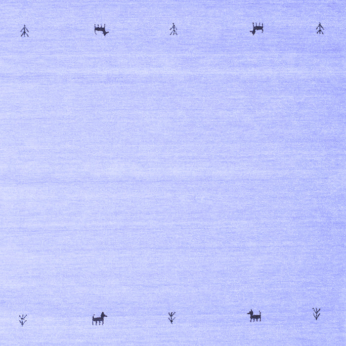 Solid Blue Modern Rug, con910blu