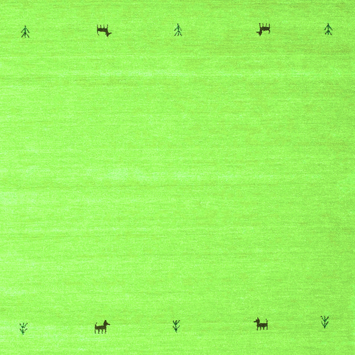 Solid Green Modern Rug, con910grn