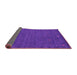 Sideview of Abstract Pink Contemporary Rug, con911pnk