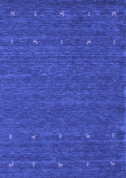 Abstract Blue Contemporary Rug, con911blu