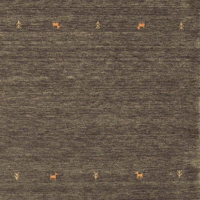 Machine Washable Abstract Brown Contemporary Rug, wshcon911brn