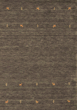 Abstract Brown Contemporary Rug, con911brn
