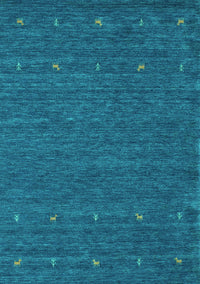 Abstract Turquoise Contemporary Rug, con911turq