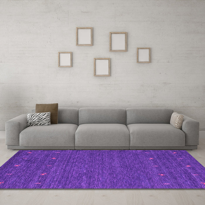 Machine Washable Abstract Pink Contemporary Rug in a Living Room, wshcon911pnk