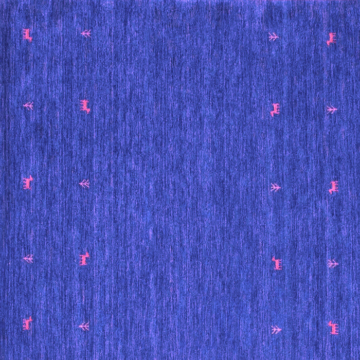 Square Machine Washable Abstract Purple Contemporary Area Rugs, wshcon911pur