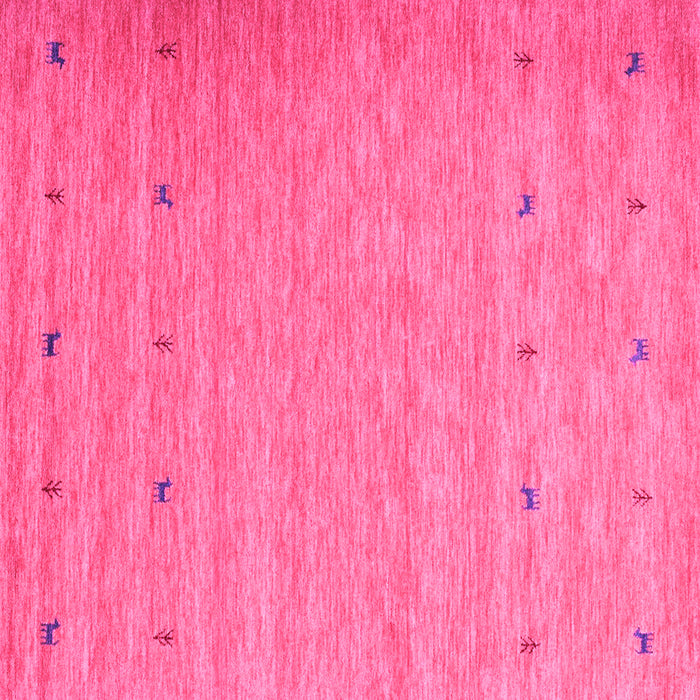 Square Abstract Pink Contemporary Rug, con912pnk