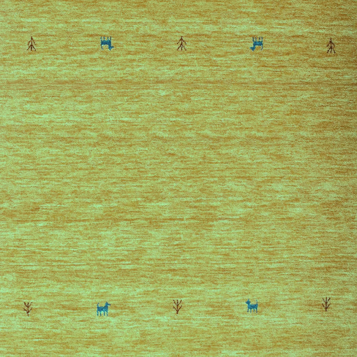 Abstract Turquoise Contemporary Rug, con912turq