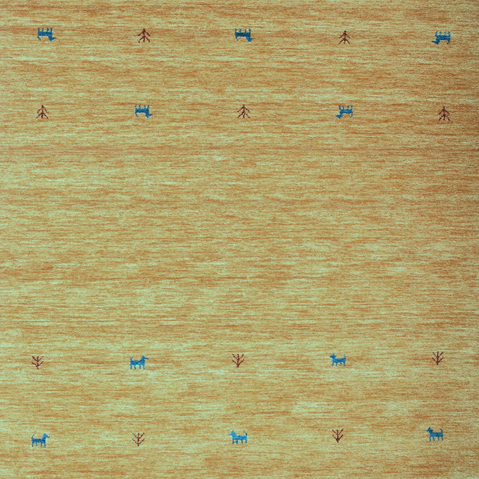 Square Abstract Light Blue Contemporary Rug, con912lblu