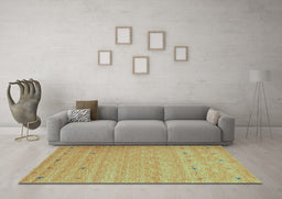 Machine Washable Abstract Light Blue Contemporary Rug in a Living Room, wshcon912lblu