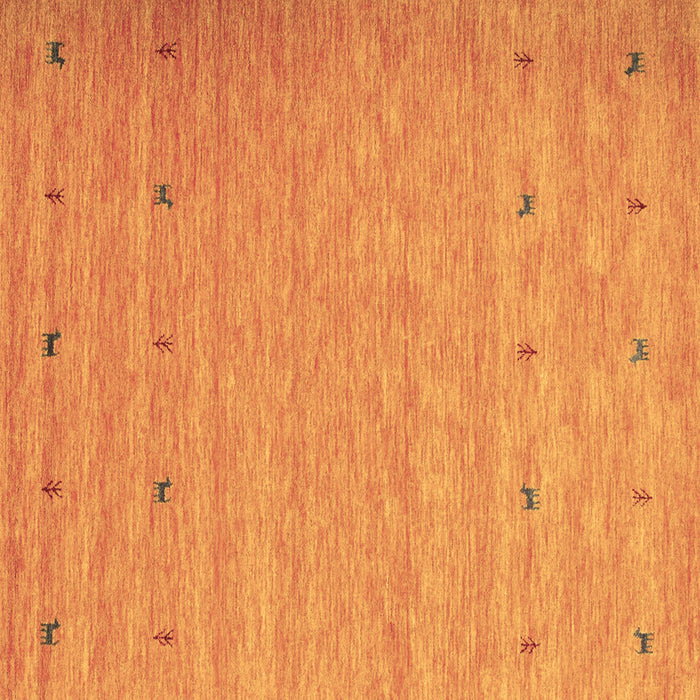 Square Abstract Brown Contemporary Rug, con912brn