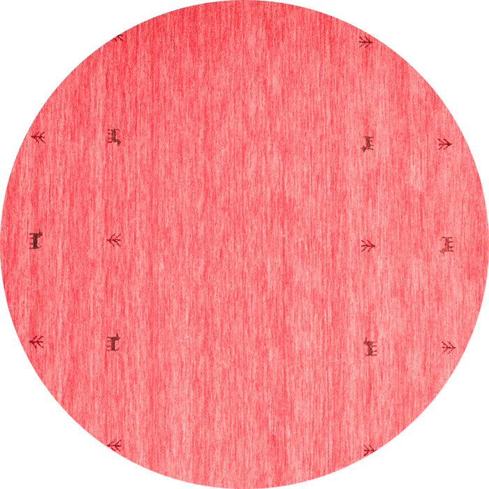 Machine Washable Abstract Red Contemporary Rug, wshcon912red