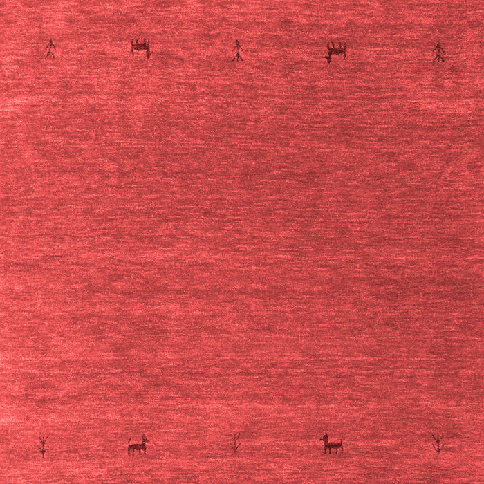 Abstract Red Contemporary Area Rugs