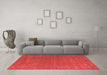 Contemporary Red Washable Rugs