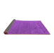 Sideview of Abstract Purple Contemporary Rug, con913pur