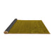 Sideview of Abstract Yellow Contemporary Rug, con913yw